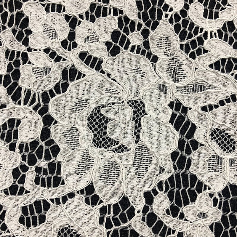 Lace Fabric Dress Eyelash Nylon for Women's Wear Wholesale Supplier 9